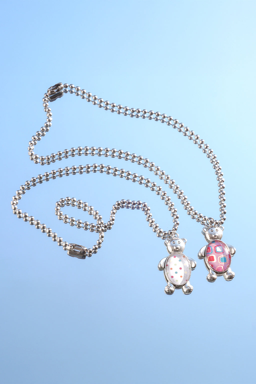 TEDDY SQUARE PATTERN BALL CHAIN