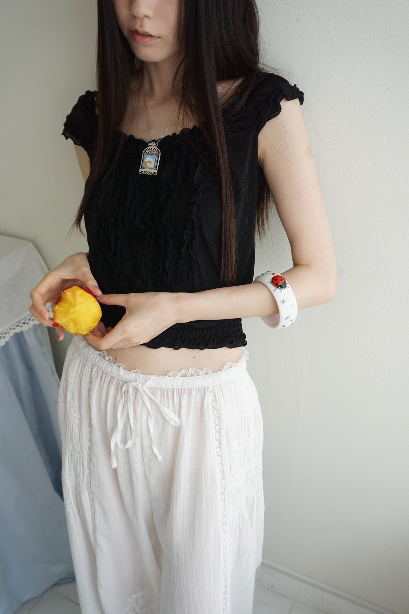 SUMMER GARDEN BANGLE-LIMITED (Ladybug/Frog)
