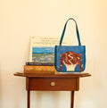 MINI TOTE BAG_(BLUE)