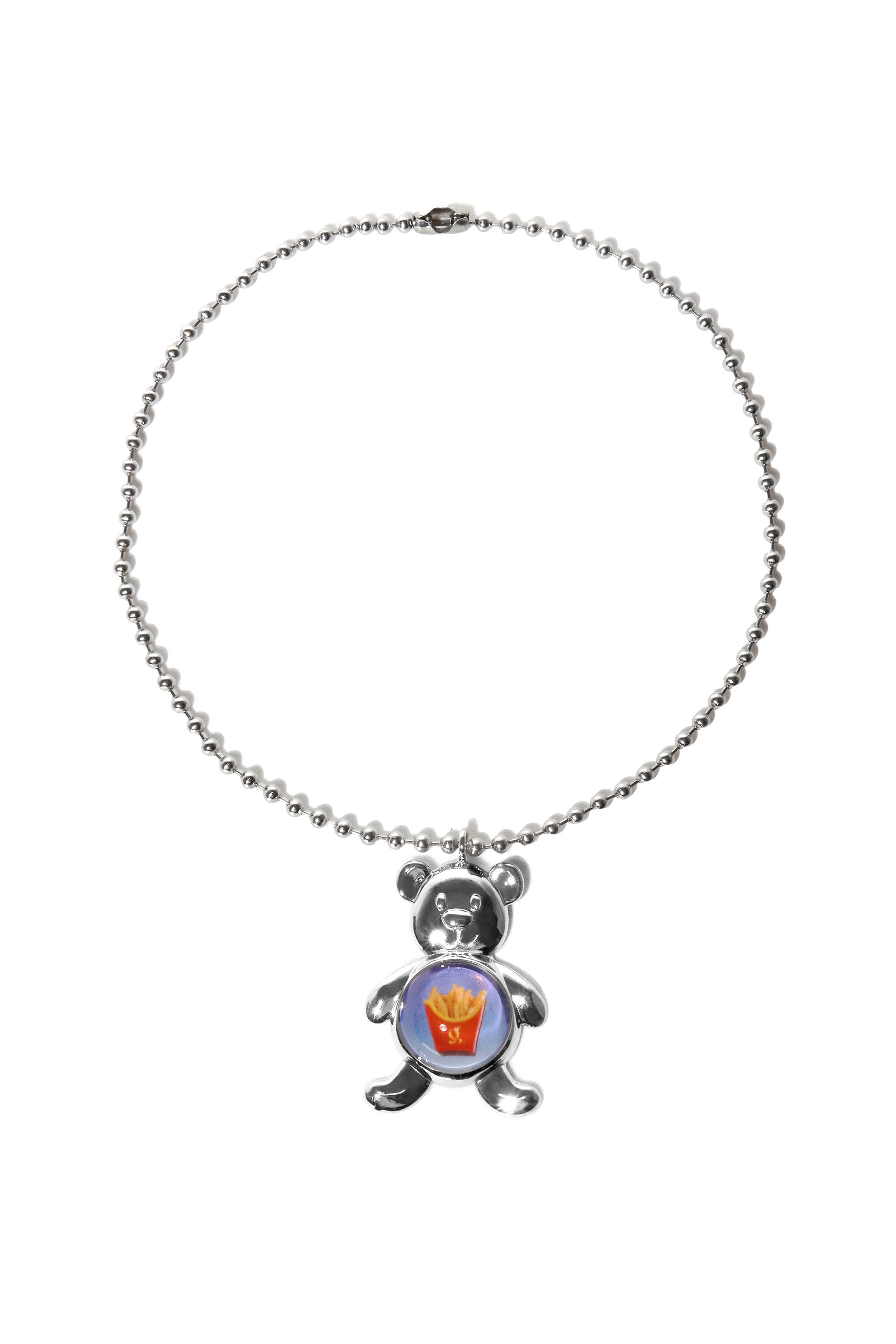 TEDDY ATE FRIES YESTERDAY NECKLACE